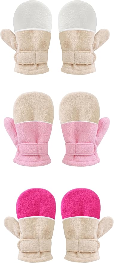 YMYDYFC 3Pack Baby Toddler Mittens Boy&Girl Winter Gloves Kids Warm Mittens by YMYDYFC