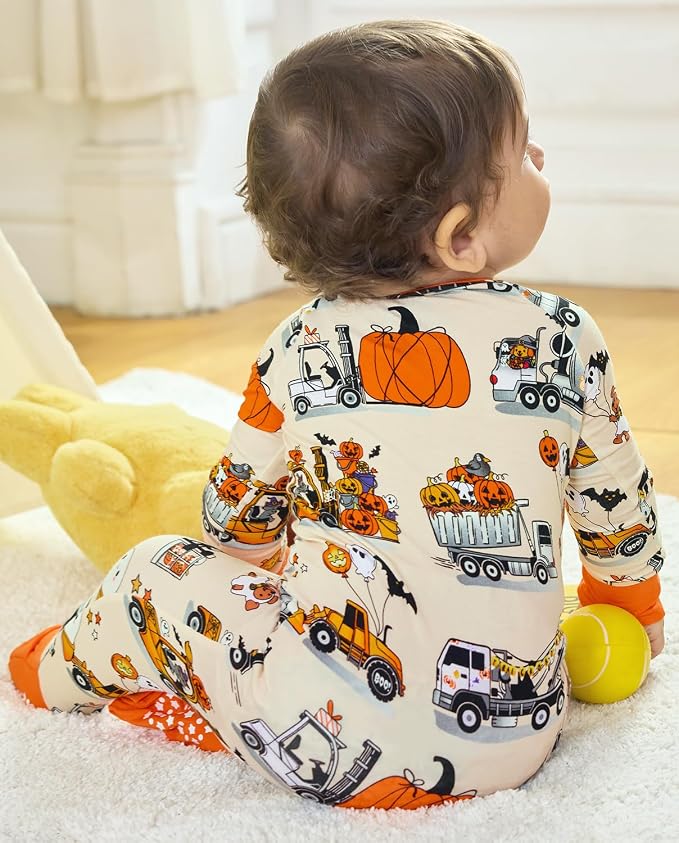 babee Reshinee Bamboo Viscose Baby Footie Pajama, Zipper Sleeper Boys Girls | - Image 2