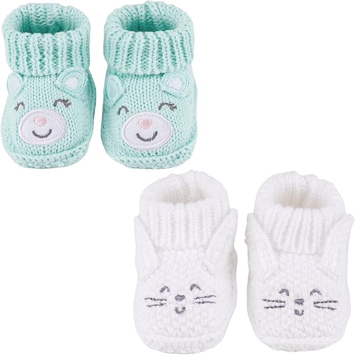 Newborn Knit Booties Soft Baby Sock Boots by DUONITITI