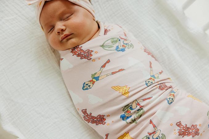 Copper Pearl Swaddle Blankets for Newborns | Soft Stretchy Receiving Blankets - Image 7