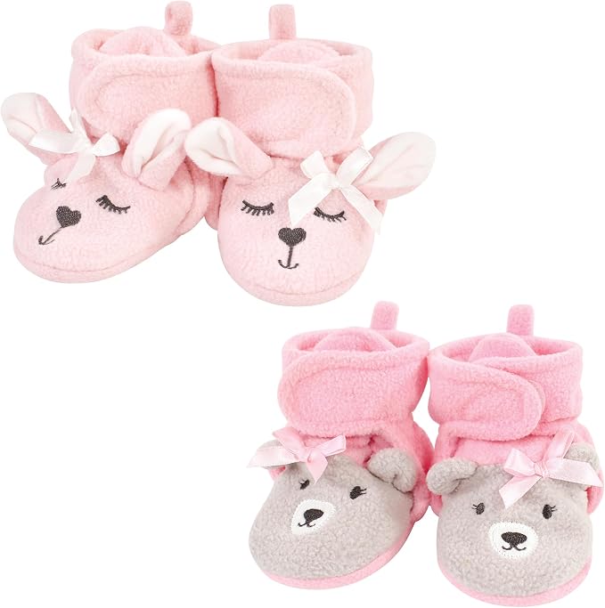 Hudson Baby Unisex-Baby Cozy Fleece BootiesSlipper Sock by HudsonBaby