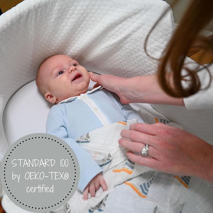 LollyBanks Baby Swaddle Blankets, 100% Organic Cotton Muslin Baby Blanket - Image 4