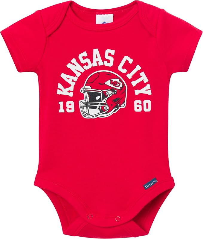 Gerber NFL Baby Boys 3-Pack Onesie Bodysuit - Image 2