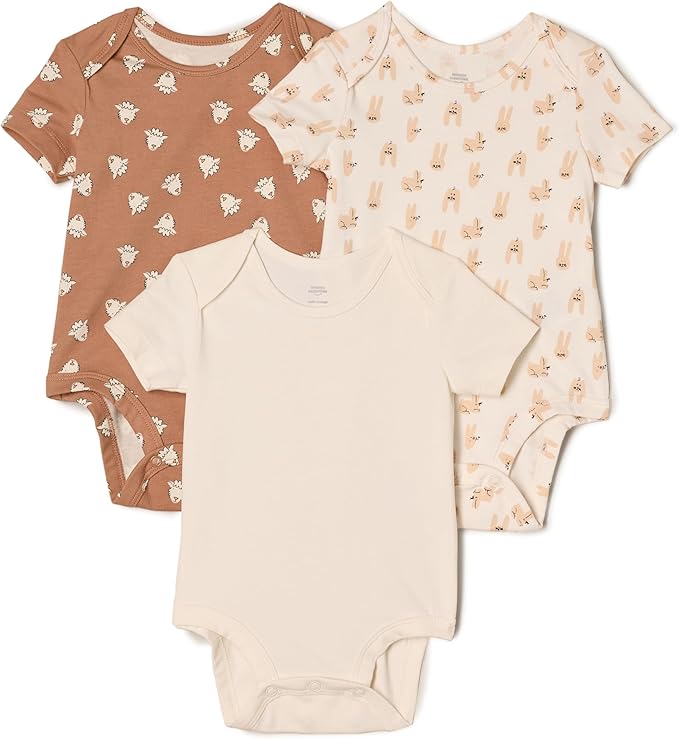 Amazon Essentials x Sofia Grainge Unisex Babies' Short Sleeve Crewneck Bodysuit by AmazonEssentials