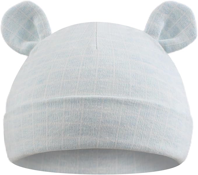 Cotton Newborn Baby Girls Hat Spring Newborn Boys Hat Cute Rabbit Infant Beanie - Image 3