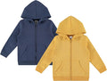 Cudlie 2-Pack Toddler Zip-Up Hoodies by Cudlie