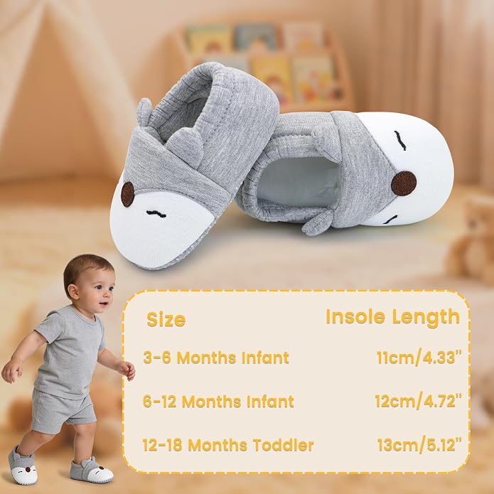 Baby Booties Girls Cozy Walking Shoes Warm Booties Toddler Soft Sole Shoes - Image 5