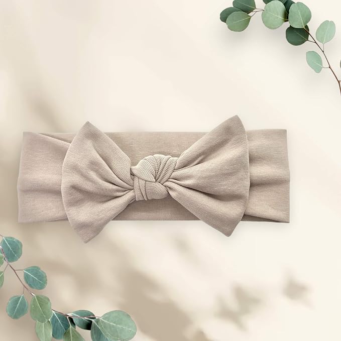Baby Girl Headbands-Infant, Toddler Cotton Handmade Hairbands - Image 5