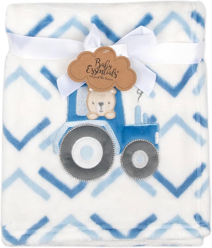 Plush Fleece Throw and Receiving Baby Blankets - Image 4