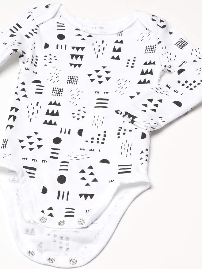 HonestBaby baby-girls 5-pack Long Sleeve Bodysuits One Piece 100% Organic Cotton - Image 3