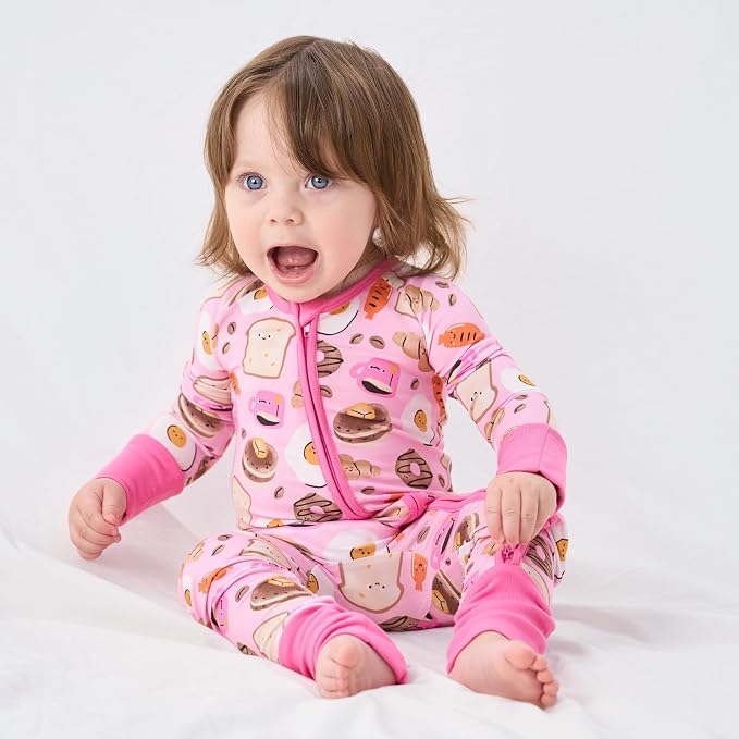 pureborn Baby Sleeper Viscose from Bamboo Zipper Footies 0-24 Months - Image 6