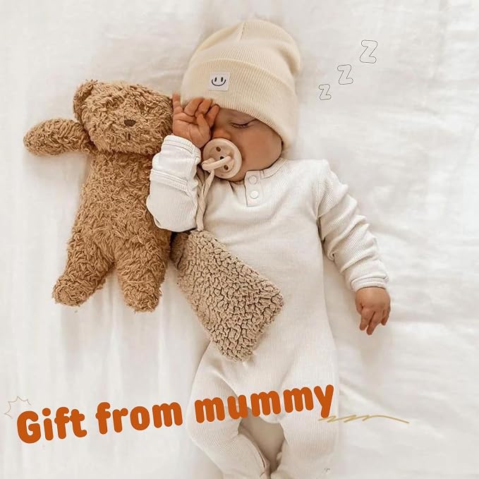 FURTALK Baby Beanie 2 Pack Toddler Winter Hat Embroidered Knit Cap Ages 0-8 | - Image 3