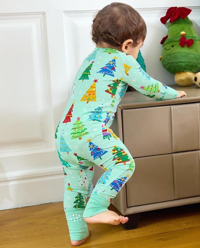 babee Reshinee Bamboo Viscose Baby Footie Pajama, Zipper Sleeper Boys Girls | - Image 7