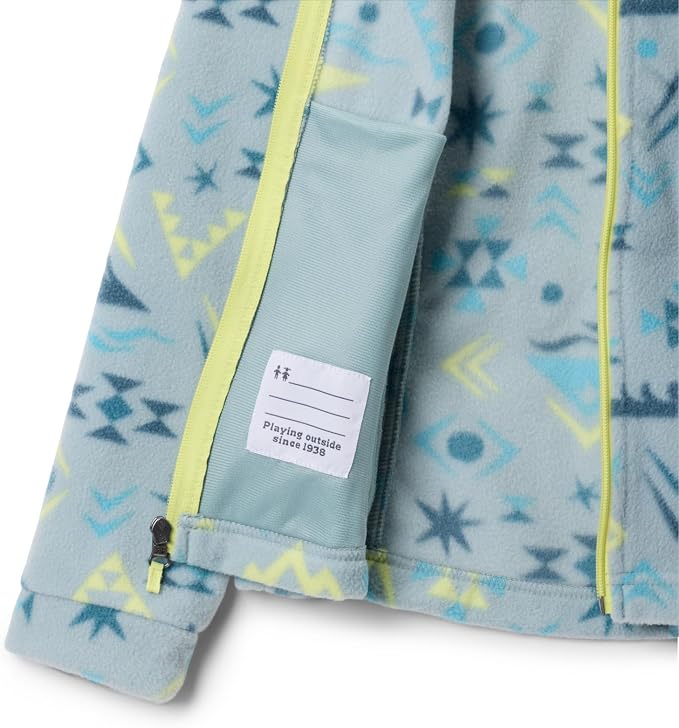 Columbia Youth Girls Benton Springs II Printed Fleece Jacket - Image 3