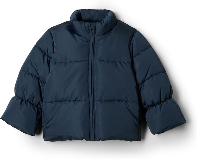 Amazon Essentials x Sofia Grainge Toddler and Baby Girls' Taffeta Puffer Jacket by AmazonEssentials