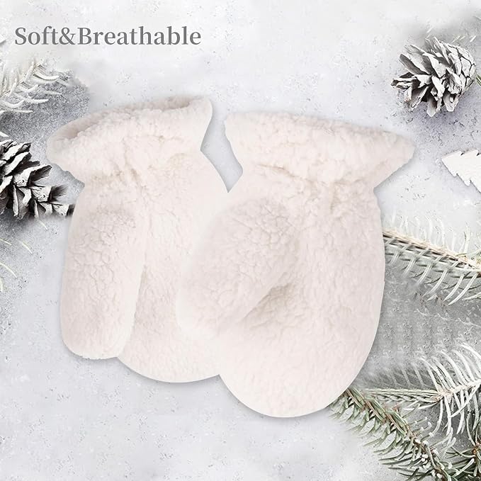 Zsedrut Baby Boys Winter Glove Warm Toddler Infant Girls Mittens Fleece Lined - Image 5
