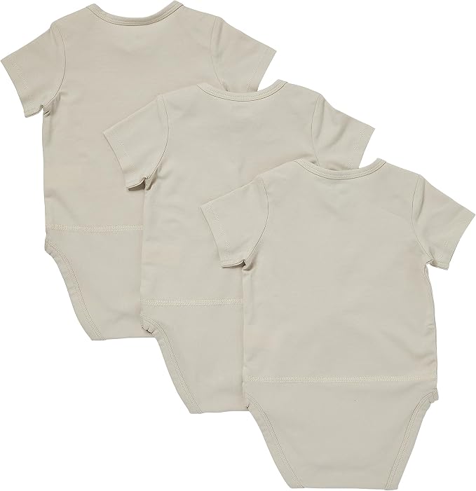 Hanes Baby Pure Comfort Short Sleeve Bodysuits, Infant Bodysuits, Boys & Girls - Image 2