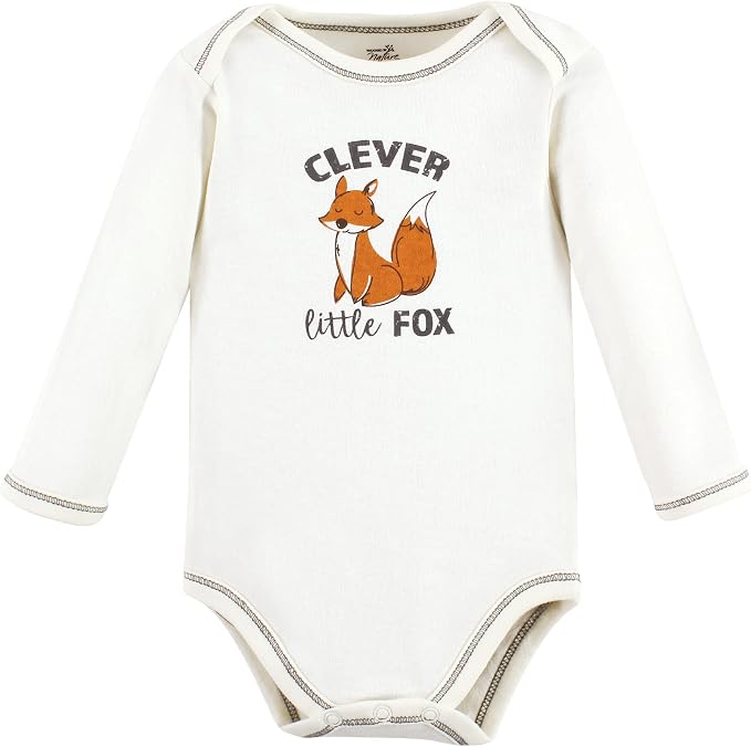Touched by Nature Unisex Baby Organic Cotton Long-Sleeve Bodysuits - Image 5