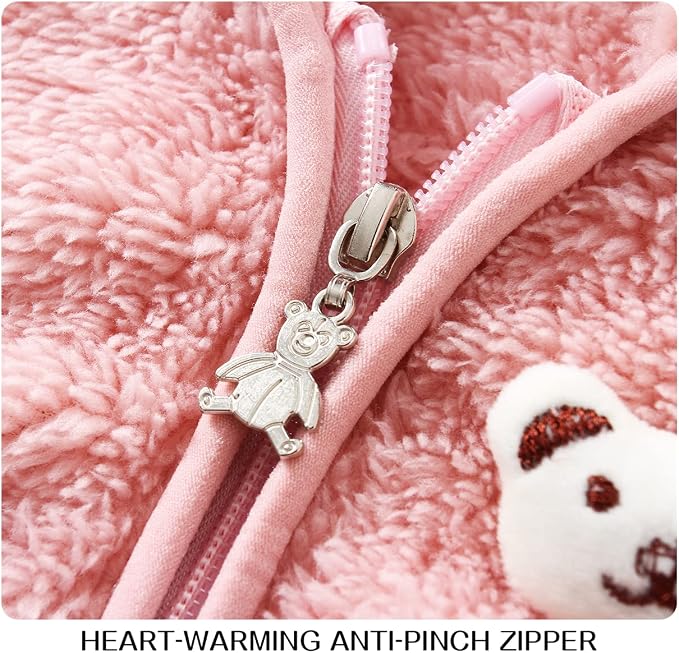 Baby Boy Fleece Jacket Girl Winer Clothes Coat - Image 4