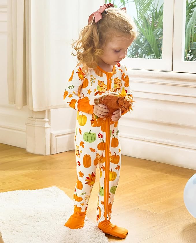 babee Reshinee Viscose Derived from Bamboo Baby Footie Pajamas Convertible - Image 7
