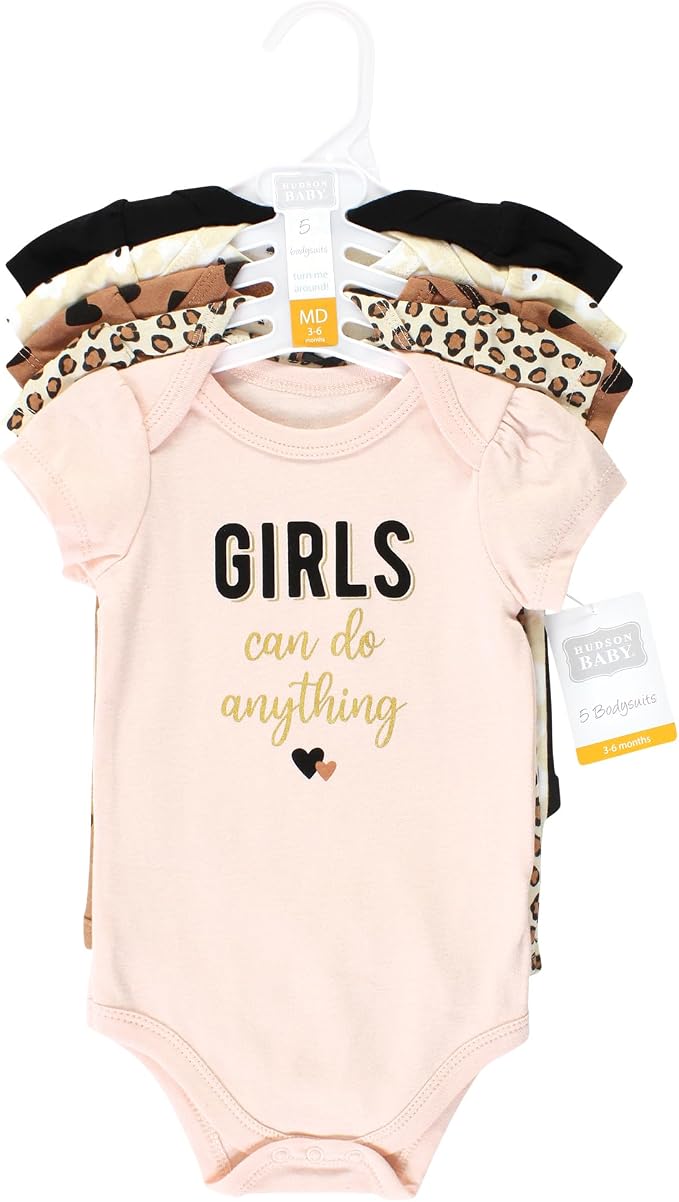 Hudson Baby Unisex Baby Cotton Bodysuits - Image 2