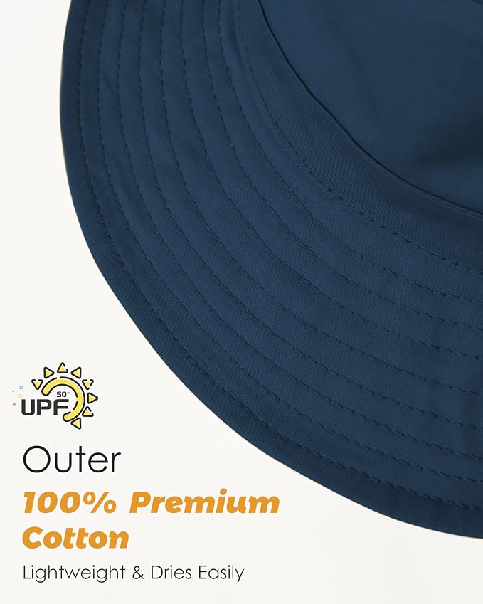 Baby Sun Hat for Boy Girl Toddler Summer Bucket Hat Kids Sun Protection Beach - Image 2