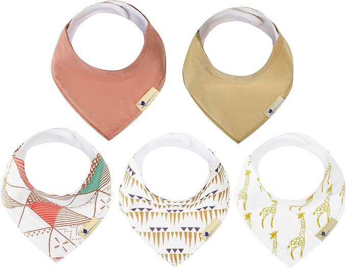 Magnetic Bandana Drool Bibs 5-pack by Unknown