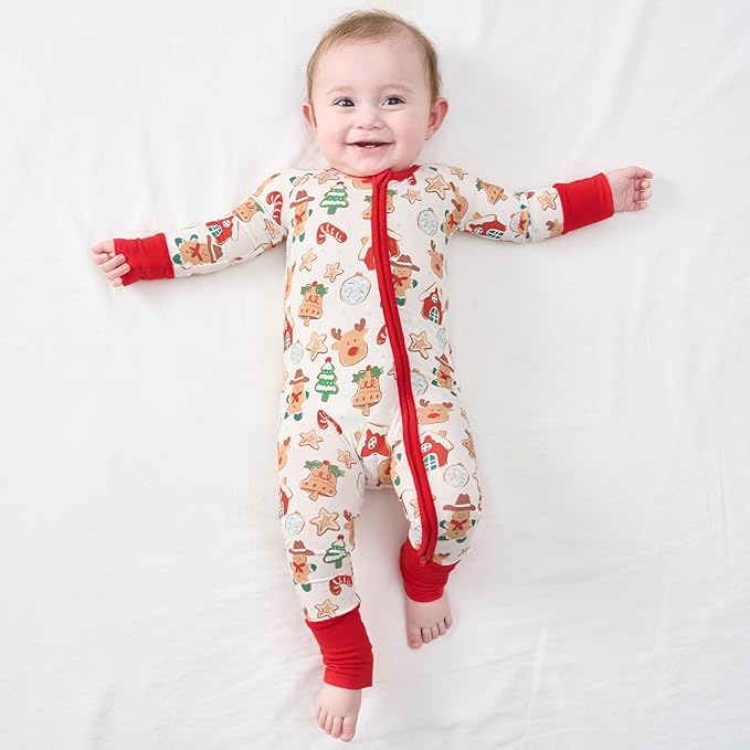 pureborn Baby Infant Boys Girls Sleeper Snug Fit Viscose from Bamboo Pajamas 0-24 Months