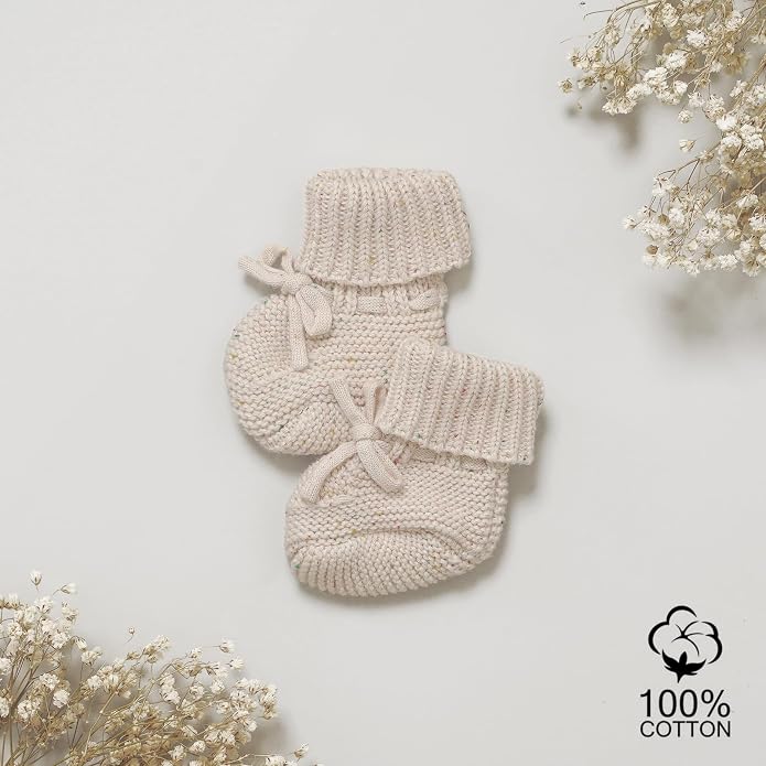 LAWKUL Baby Booties Newborn Babe First Walkers Non-Slip Stay On Boots Crib - Image 7