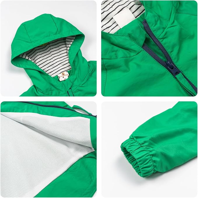 Volunboy Toddler Boys Spring Windbreaker Lightweight Jacket | baby boy - Image 5