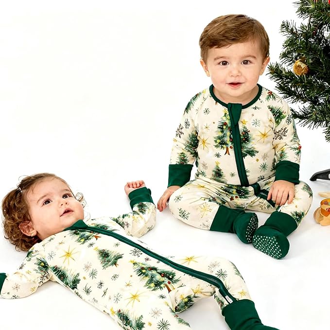 Baby Viscose of Bamboo Convertible Footie Pajamas - Image 3