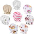 8 Pairs Newborn Baby Mittens No Scratch, Cotton Baby Gloves Infant Mittens by Unknown