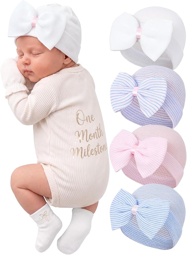 Zando Hospital Newborn Hat Girl by ZANDO