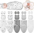 5 Pack Preemie Swaddle Blanket Wrap by Flasoo