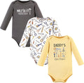 Hudson Baby baby-boys Cotton Long-sleeve Bodysuits 3-pack by HudsonBaby
