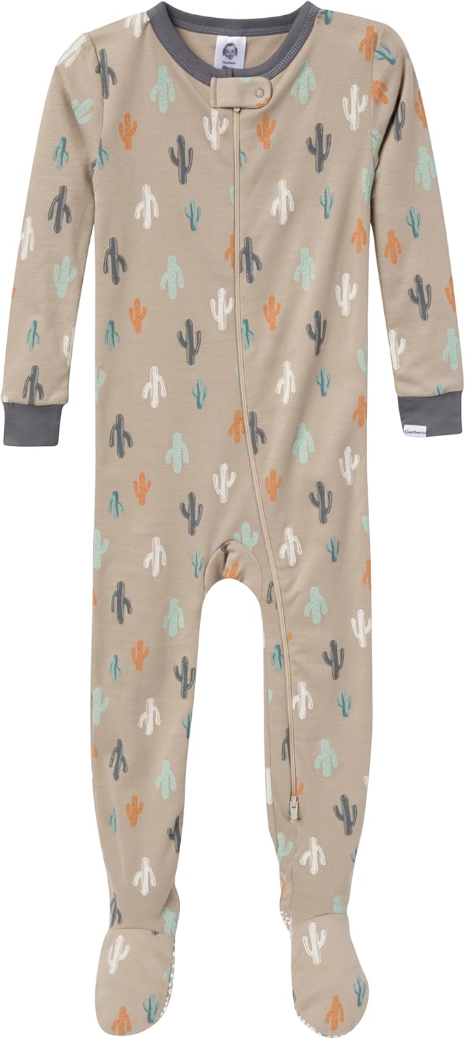 Gerber Baby Boys 4-Pack Footed Pajamas - Image 2