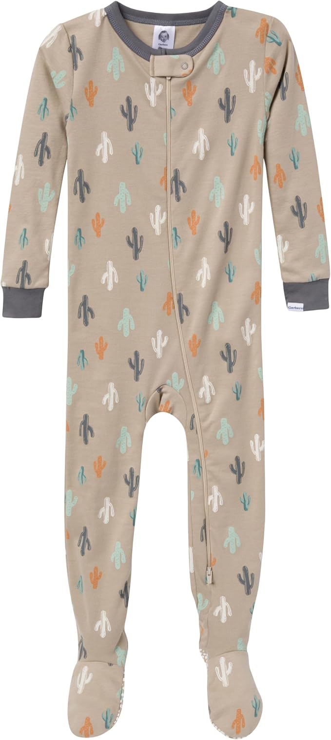 Gerber Baby Boys 4-Pack Footed Pajamas - Image 2