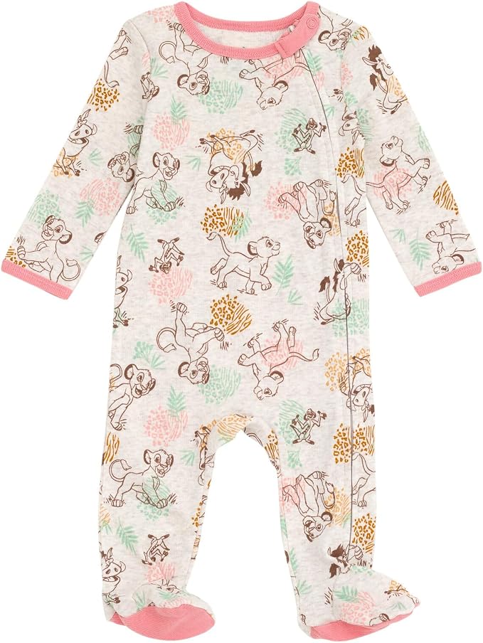 Disney Baby Girls' 2-Pack Footed Sleep N' Play Newborn to Infant - Image 3
