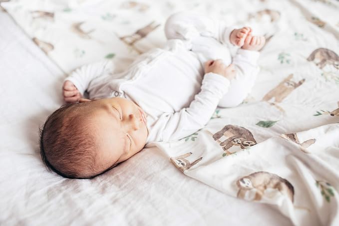 Copper Pearl Swaddle Blankets for Newborns | Soft Stretchy Receiving Blankets - Image 8