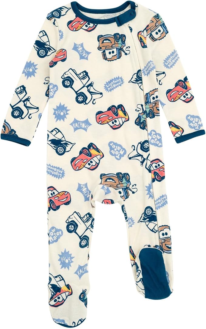 Disney Baby Boys' 2-Pack Footed One-Piece Sleep N' Play Newborn to Infant - Image 5