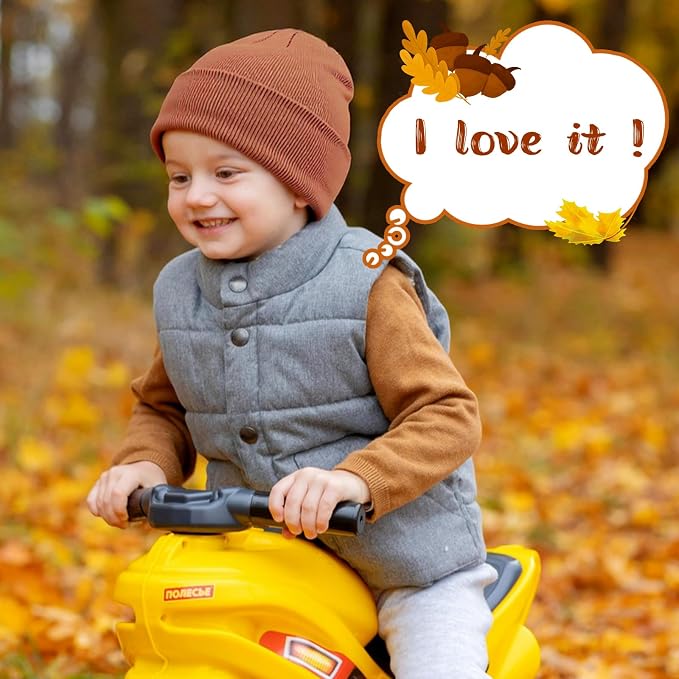 ZOORON Toddler Beanie Boys Girls Beanies Kids Winter Hats Children Knit Cap - Image 5