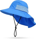 Toddler Baby Sun Hat Kids Summer Beach Essentials Adjustable Beach Hats by HONGTEYA