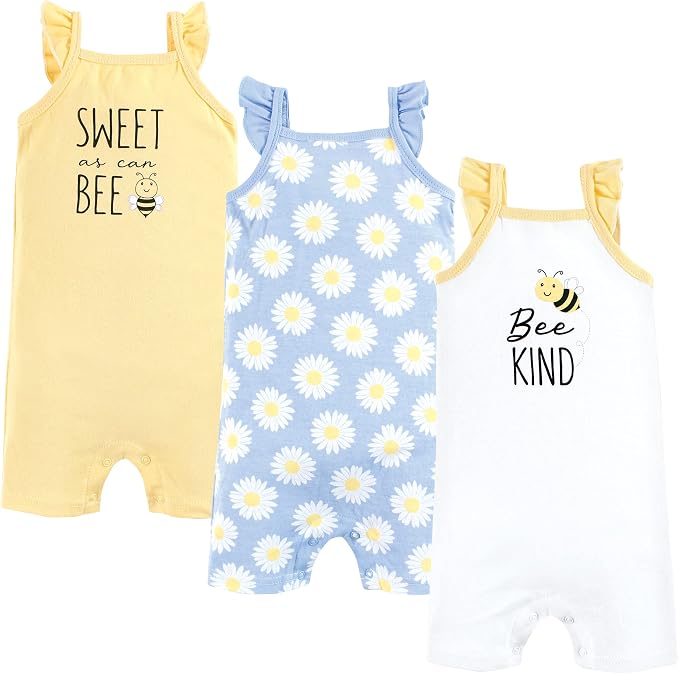 Hudson Baby Unisex Cotton Rompers by HudsonBaby