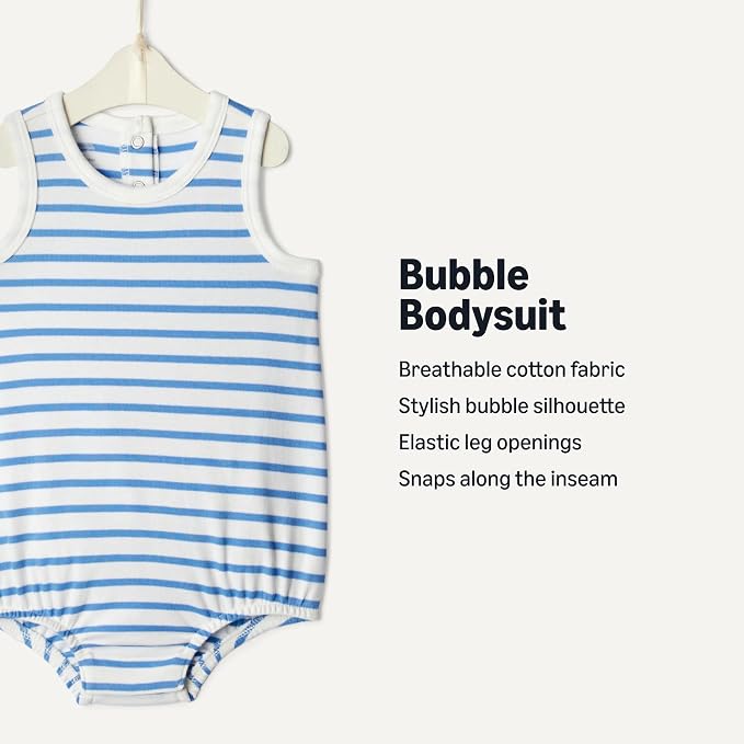 Amazon Essentials x Sofia Grainge Unisex Babies' Cotton Bubble Bodysuit - Image 3