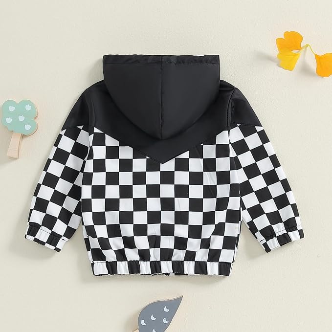 MERSARIPHY Toddler Boy Hoodies Jacket Baby Boy Lightweight Zip Up Coat - Image 4