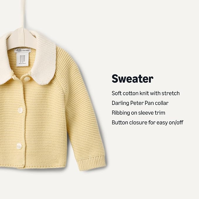 Amazon Essentials x Sofia Grainge Unisex Toddlers and Babies' Peter Pan Collar - Image 3