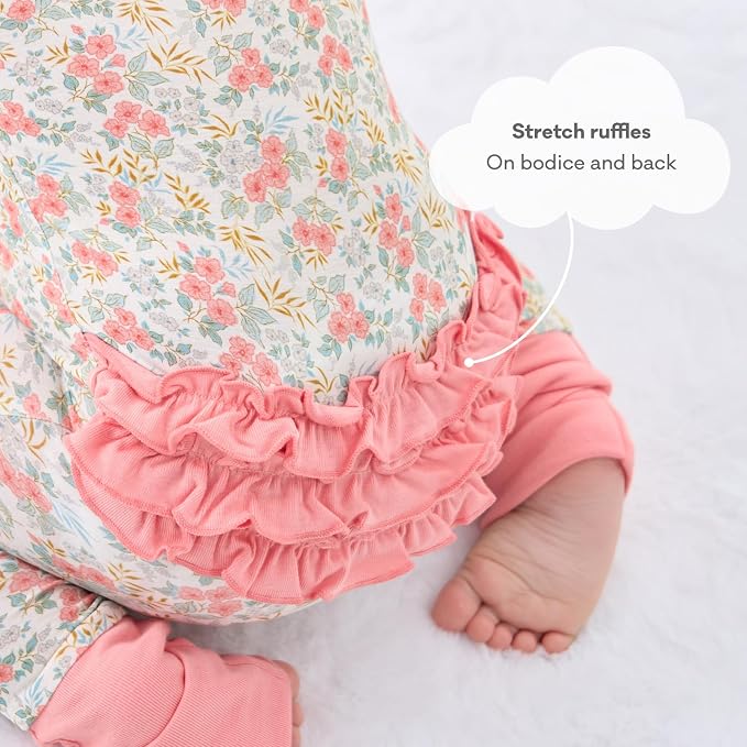 pureborn Baby Sleeper Viscose from Bamboo Zipper Footies 0-24 Months - Image 5