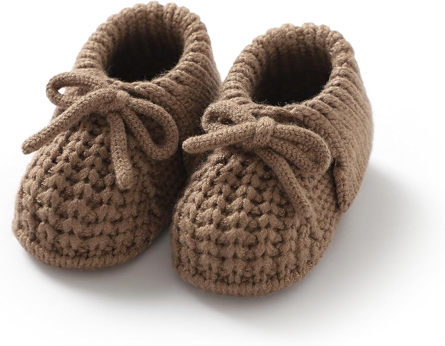 Baby Booties Newborn Boys Girls First Walkers Knit Infant Sock Shoes by WuguguBabyClothes