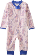 Butterblu Shadow Sleep & Play 100% Cotton Footless Two Way Zip Front PJs by Butterblu