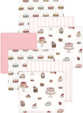 Little Treasure Hudson Baby Cotton Poly Flannel Receiving Blankets Multipack by HudsonBaby